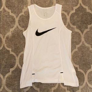 White Nike workout tank top